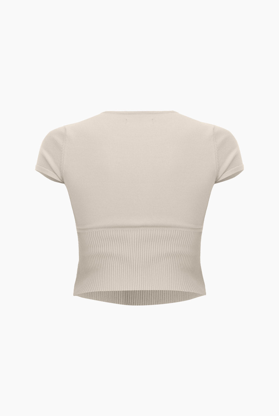 Slim Top Tejido Combinado